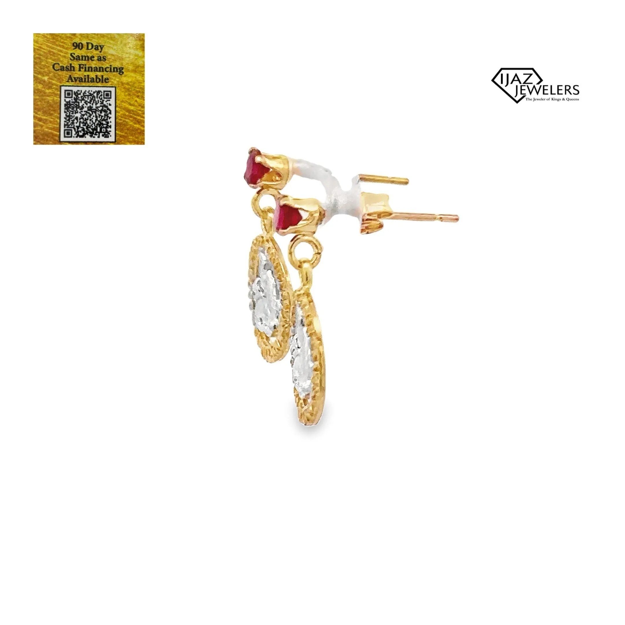 10K Gold Zodiac Capricorn Earrings