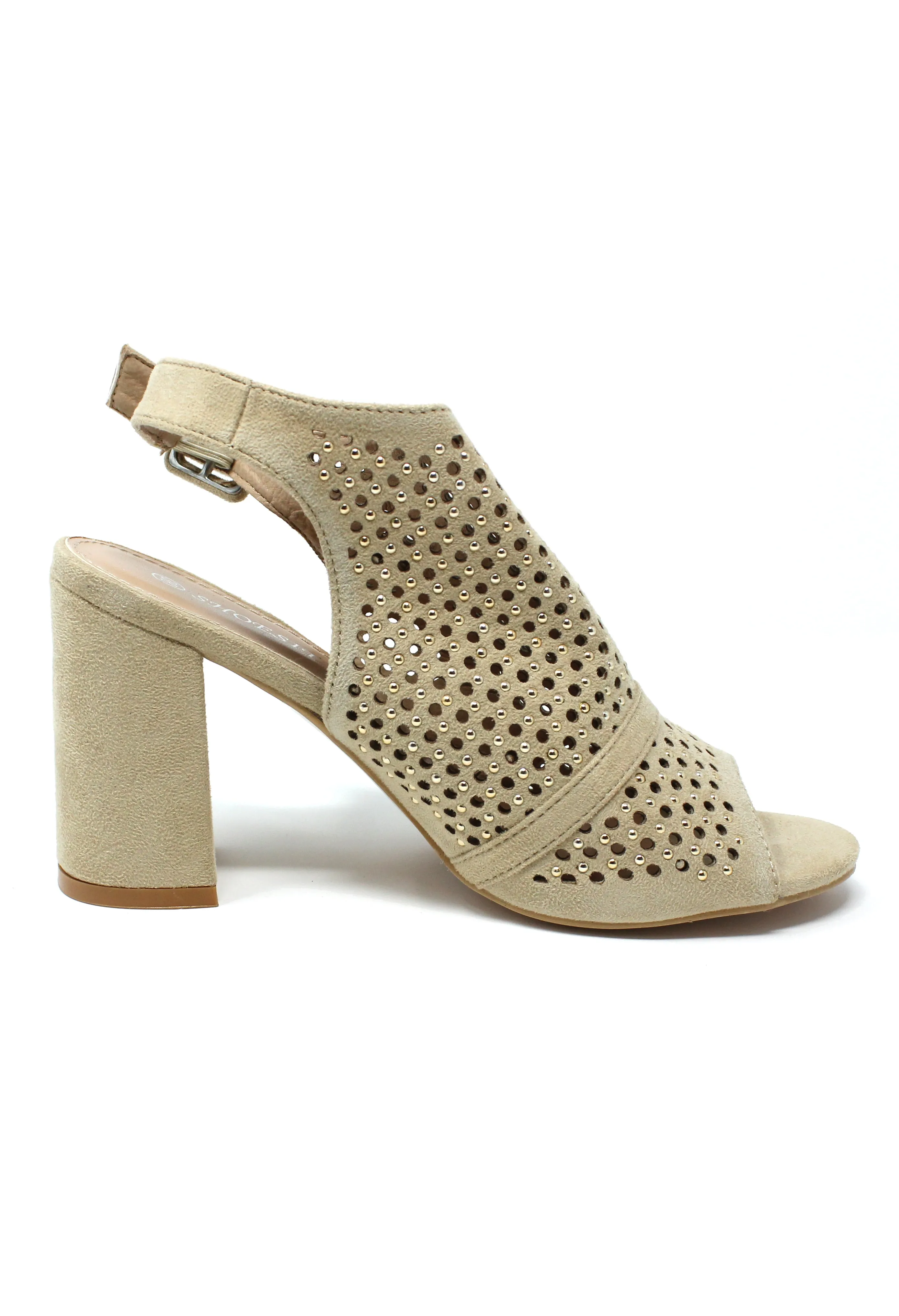 Beige Cut Out Boot