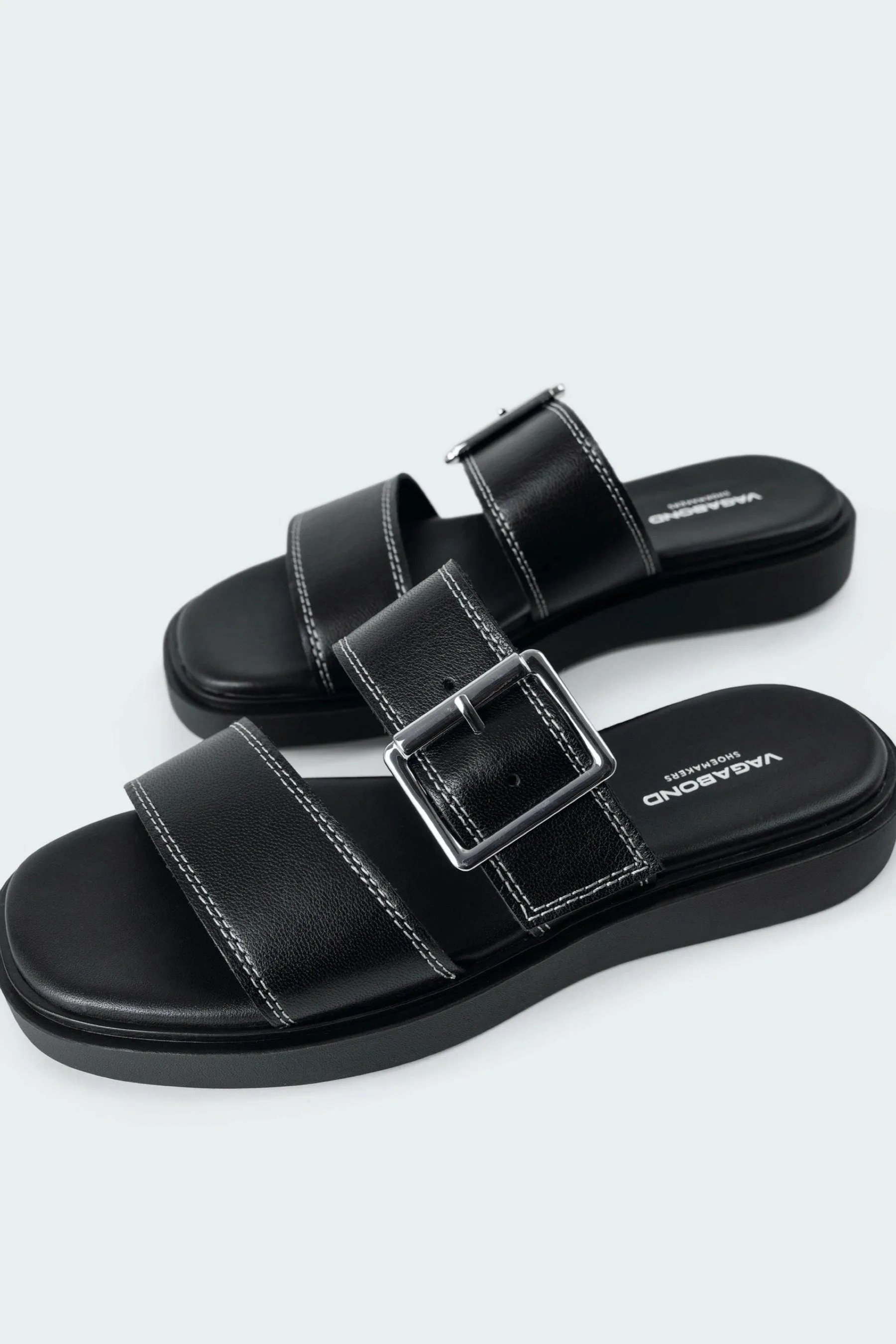 Black Connie Sandal