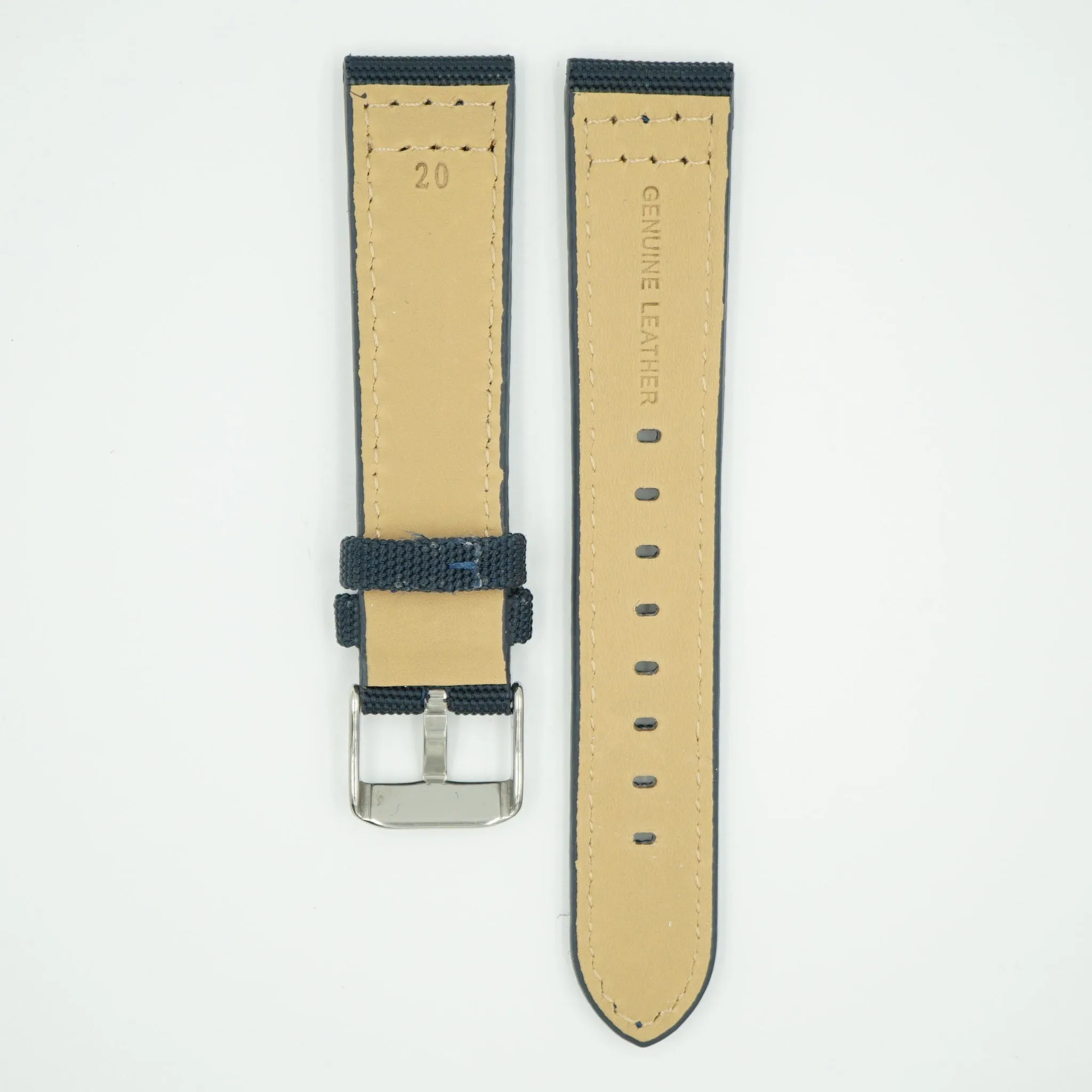 Canvas Watch Strap Blue