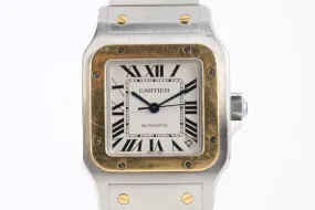 Cartier Santos 2823 Stainless Steel & 18K Yellow Gold 32mm Men's Watch