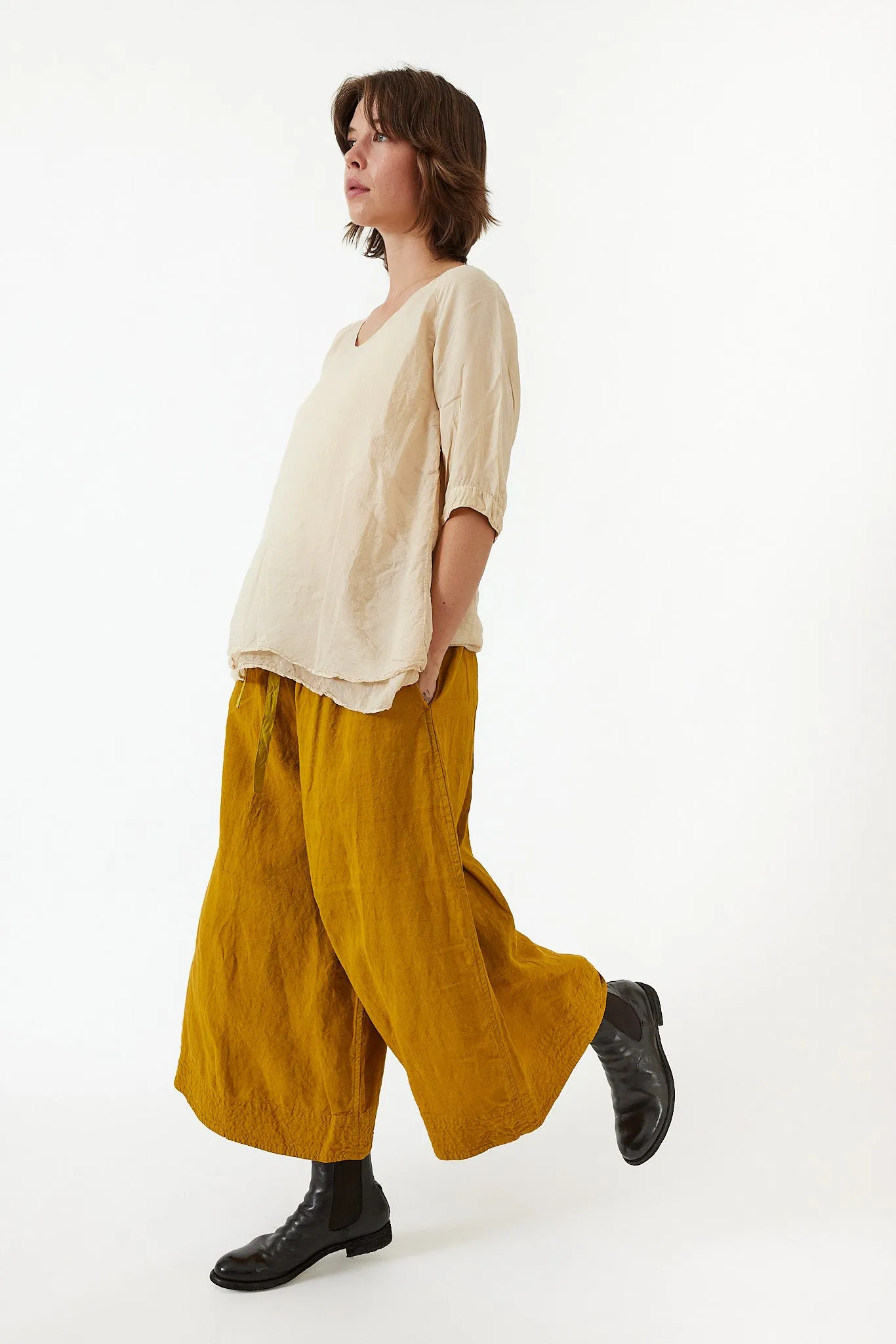 Chez Vidalenc - Coulisse L90W  Pants - Antic Linen