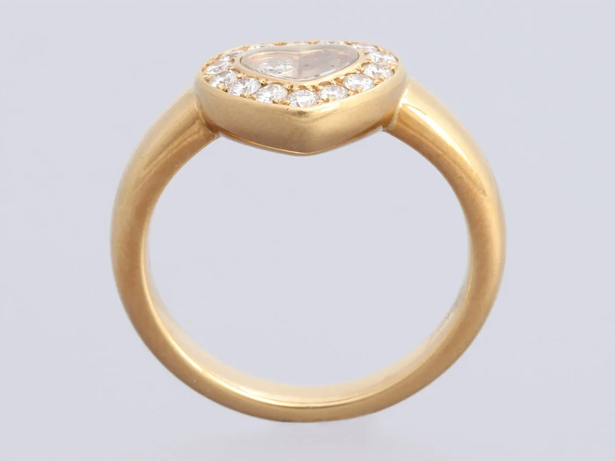 Chopard 18K Yellow Gold Happy Diamonds Heart Ring