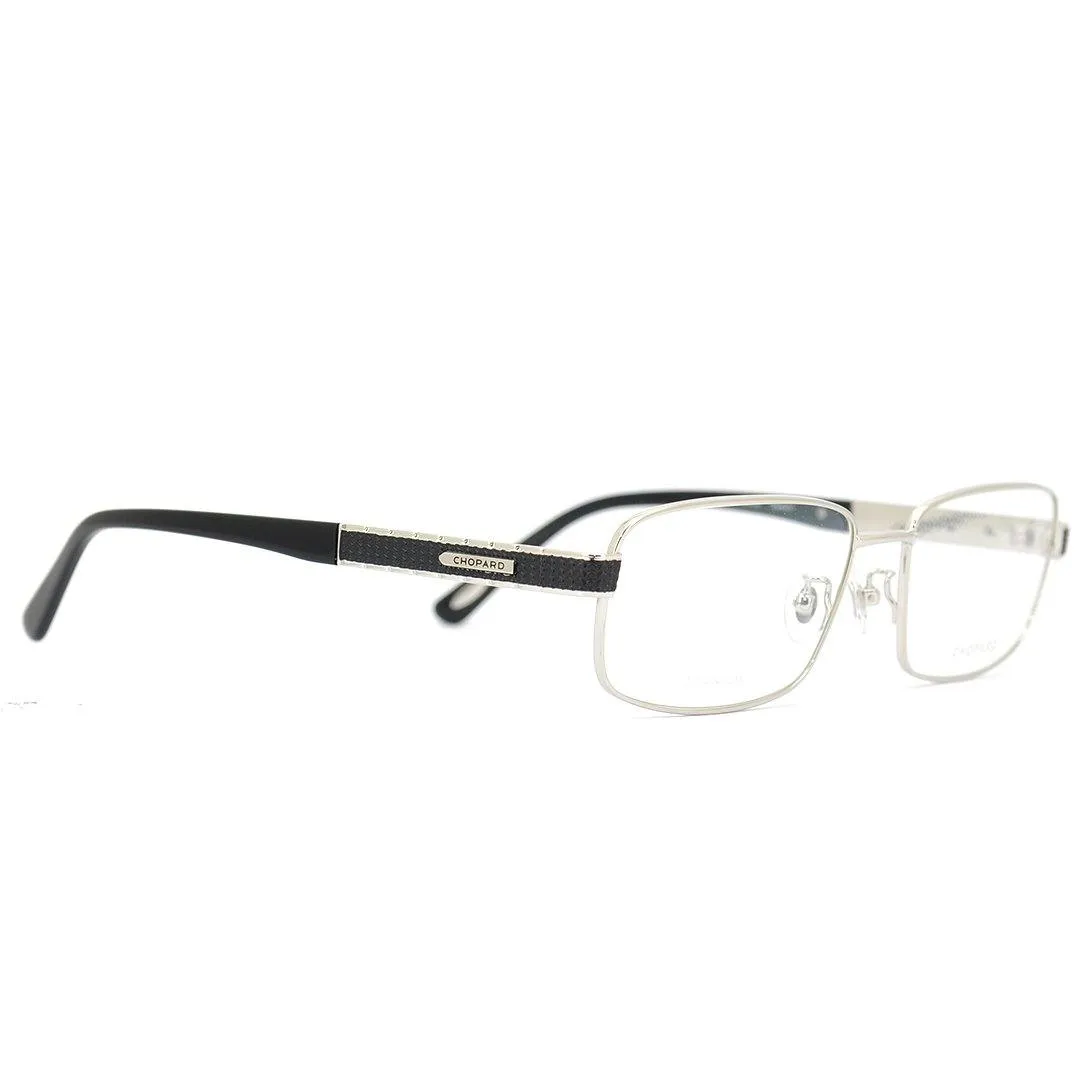 Chopard Men's Silver Metal Rectangle Eyeglasses VCHB64K/C0579