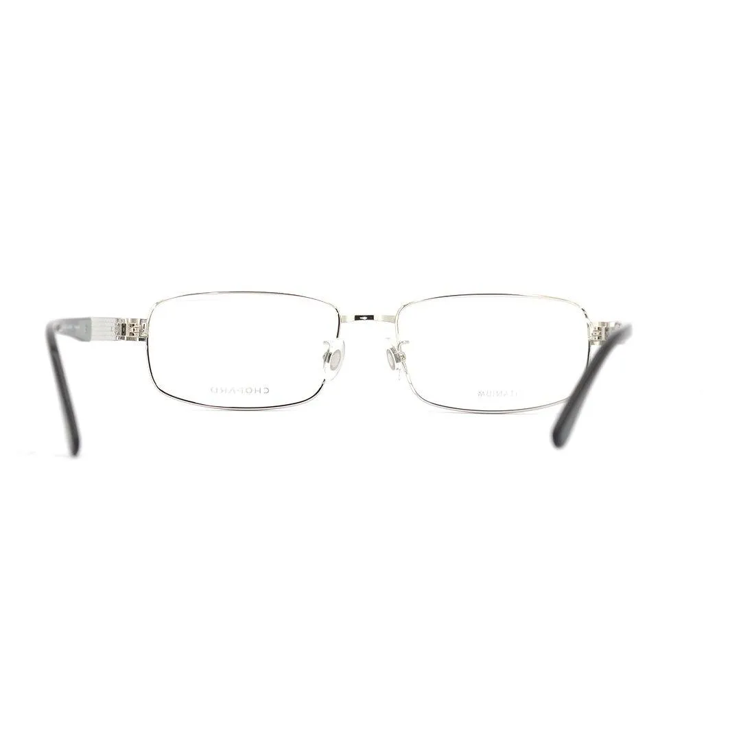 Chopard Men's Silver Metal Rectangle Eyeglasses VCHB64K/C0579