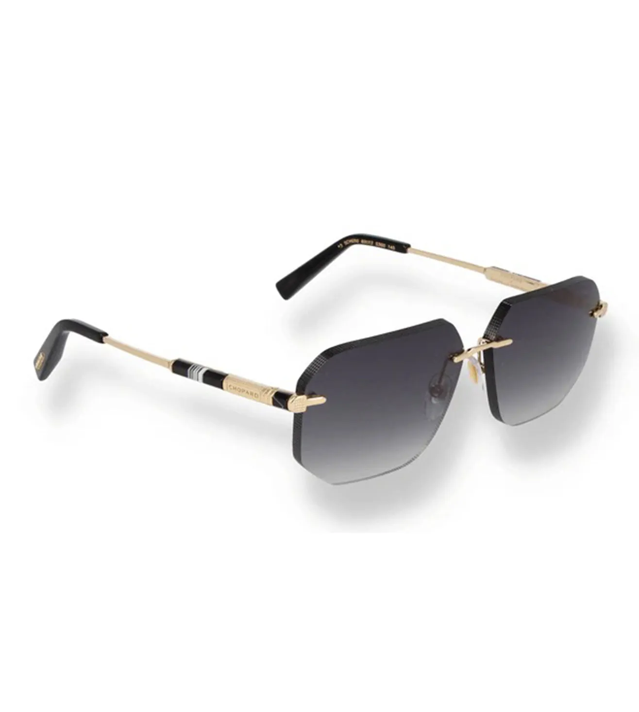 Chopard Unisex Blue Geometric Sunglasses