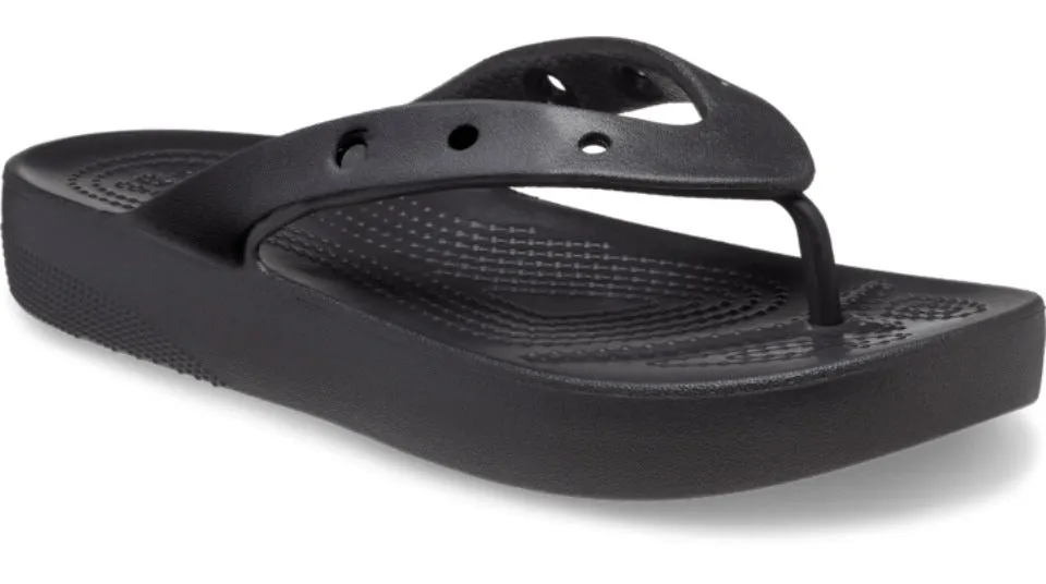 Crocs Classic Platform Flip Black