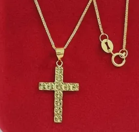 Cross Necklace Unisex 18K