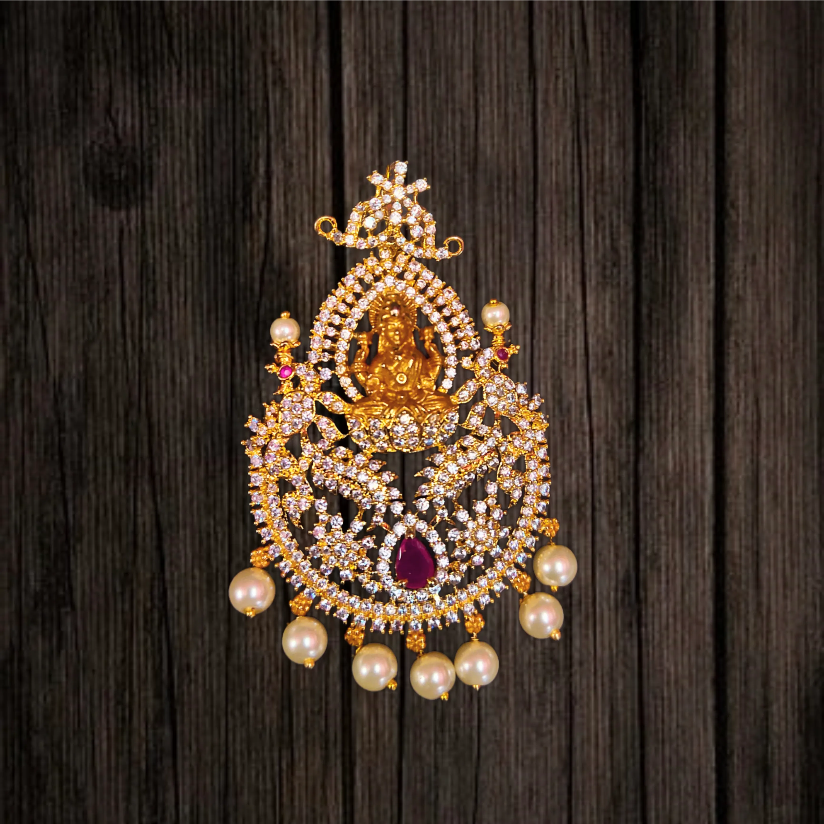 Discover the Allure of the Divine Laxmi Pendant by ASP Fashion Jewellery