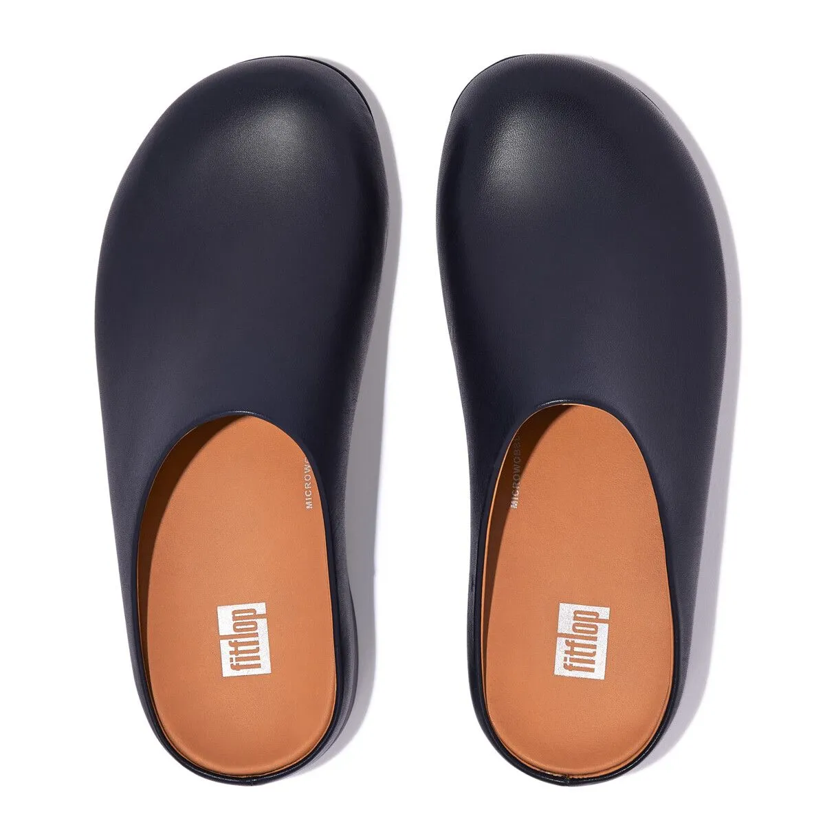 Fit-Flop Shuv Leather Midnight Navy       