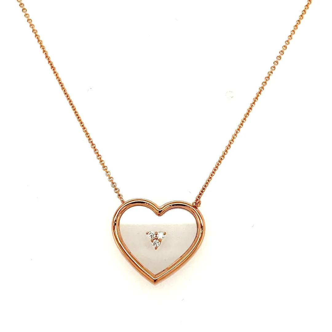 Glass Heart Necklace