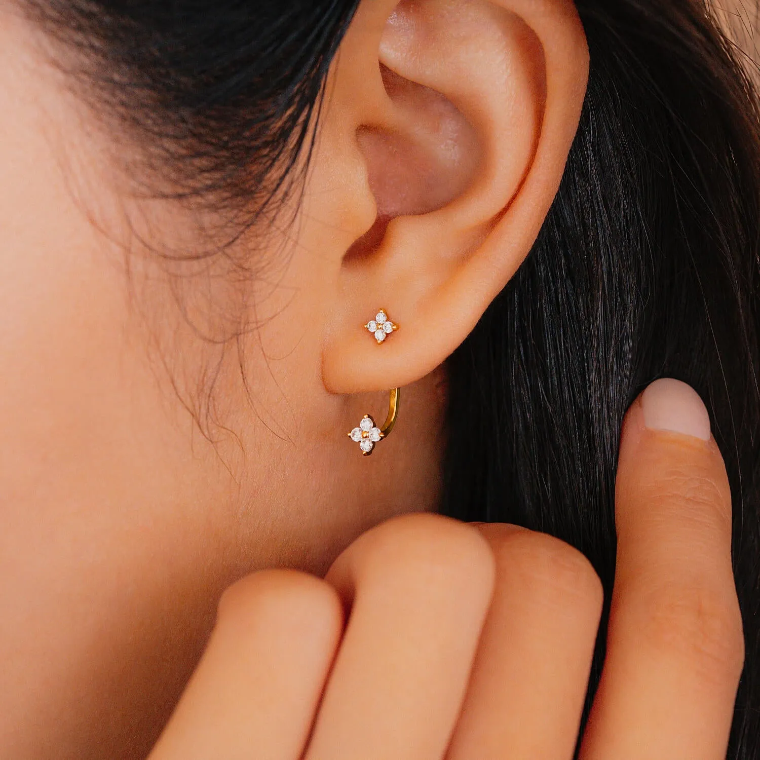 Gold Danica Studs