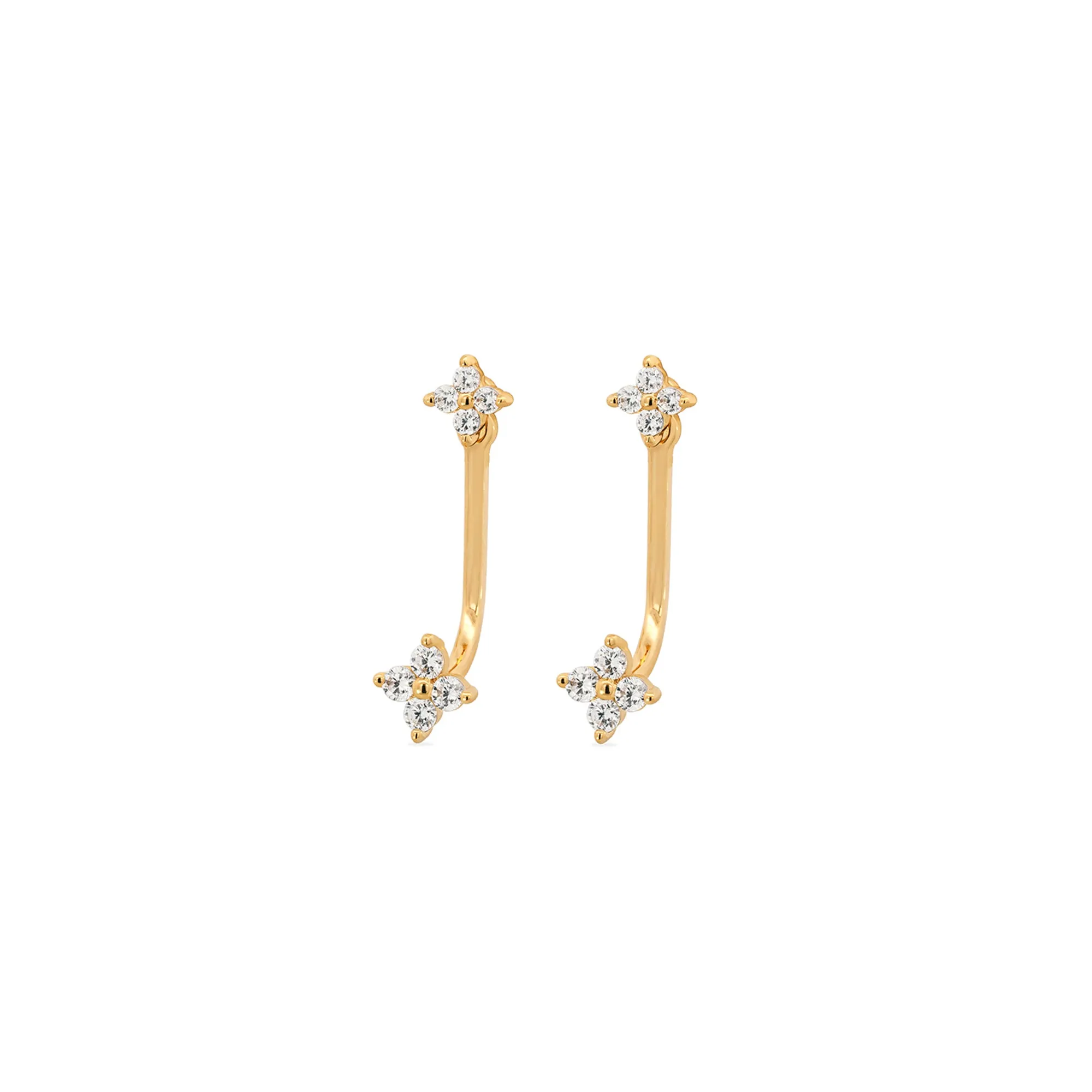 Gold Danica Studs