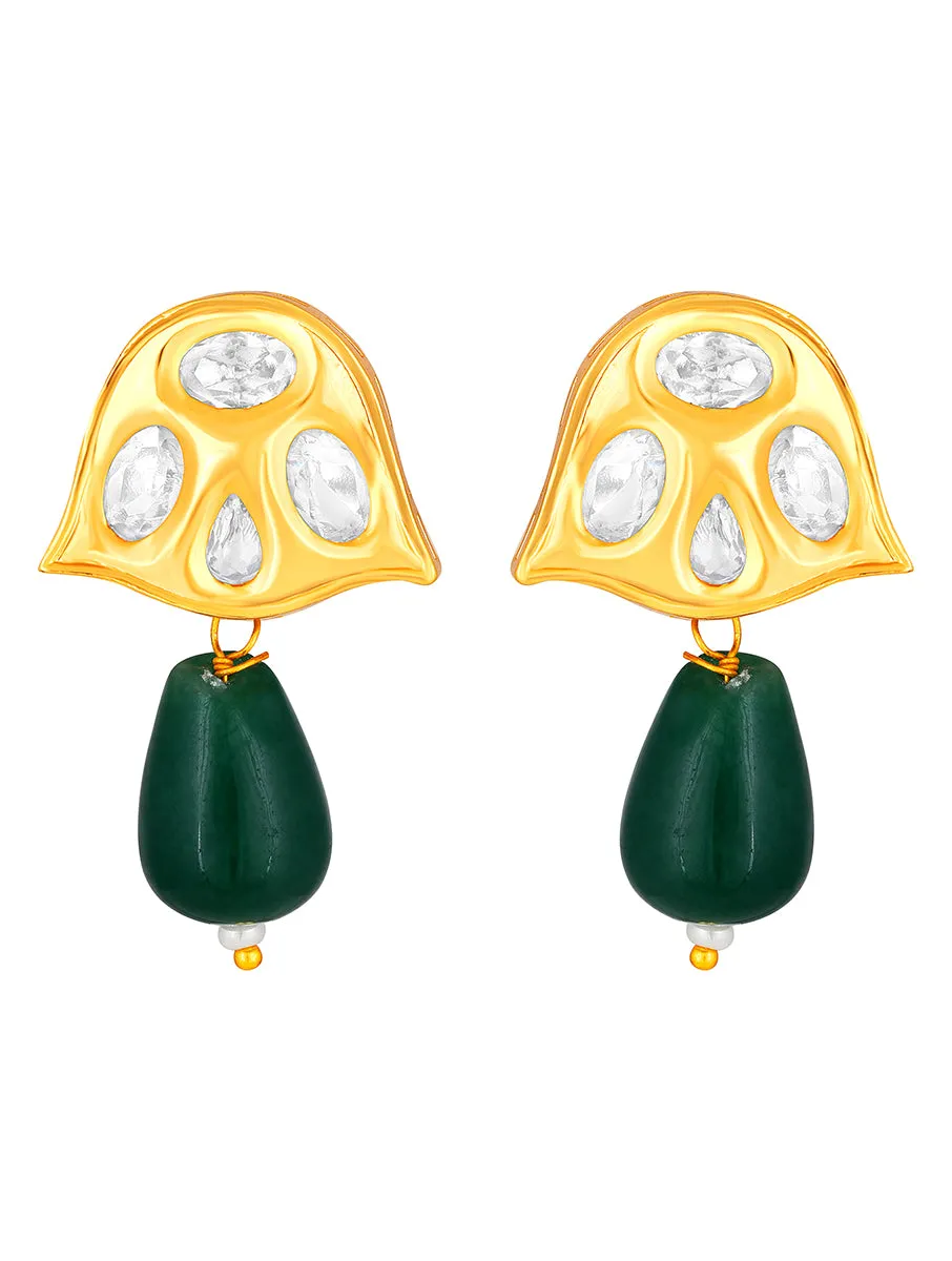 Gold Plated Kundan Earrings