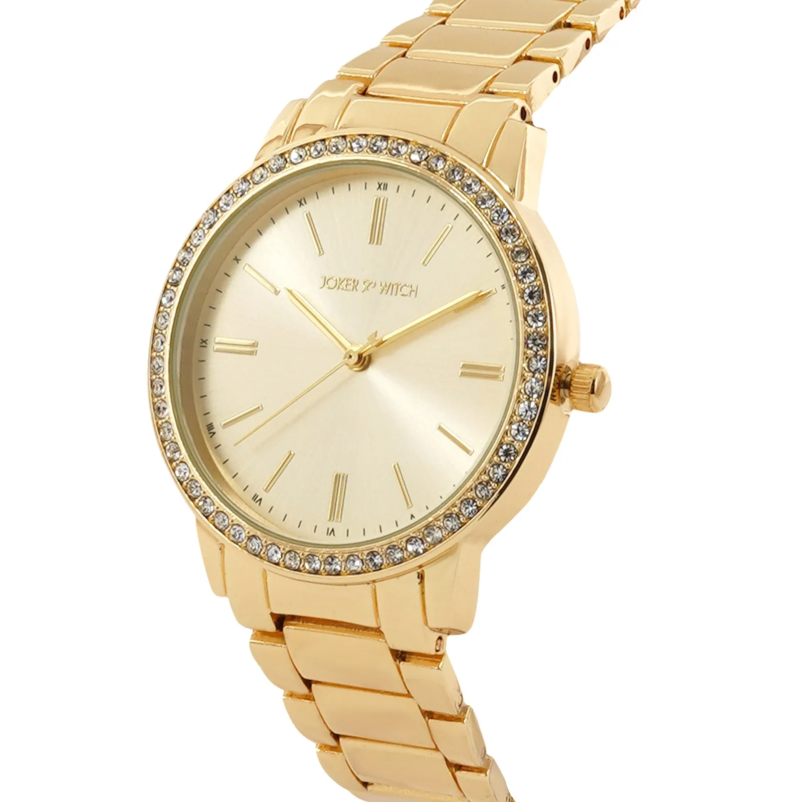 Halo All Gold Rhinestone Watch