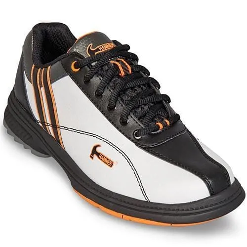 Hammer Womens Vixen White Black Orange Right Hand Bowling Shoes