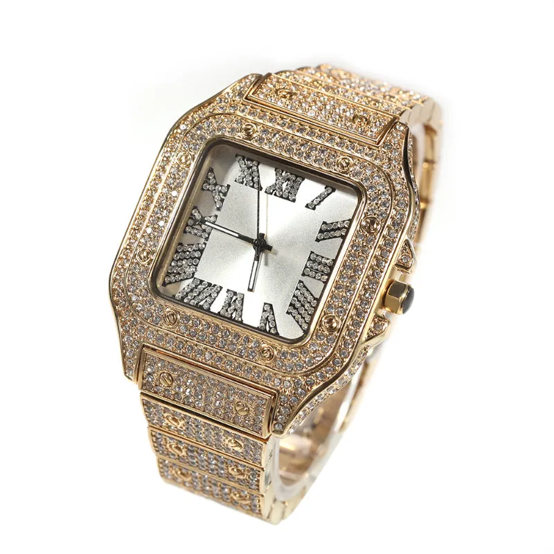 Hip Hop Roman numeral Quartz Watch