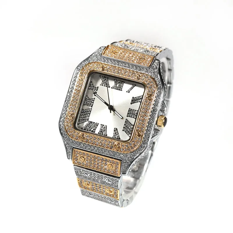 Hip Hop Roman numeral Quartz Watch