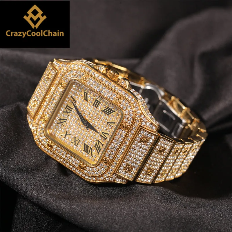 Hip Hop Roman numeral Quartz Watch