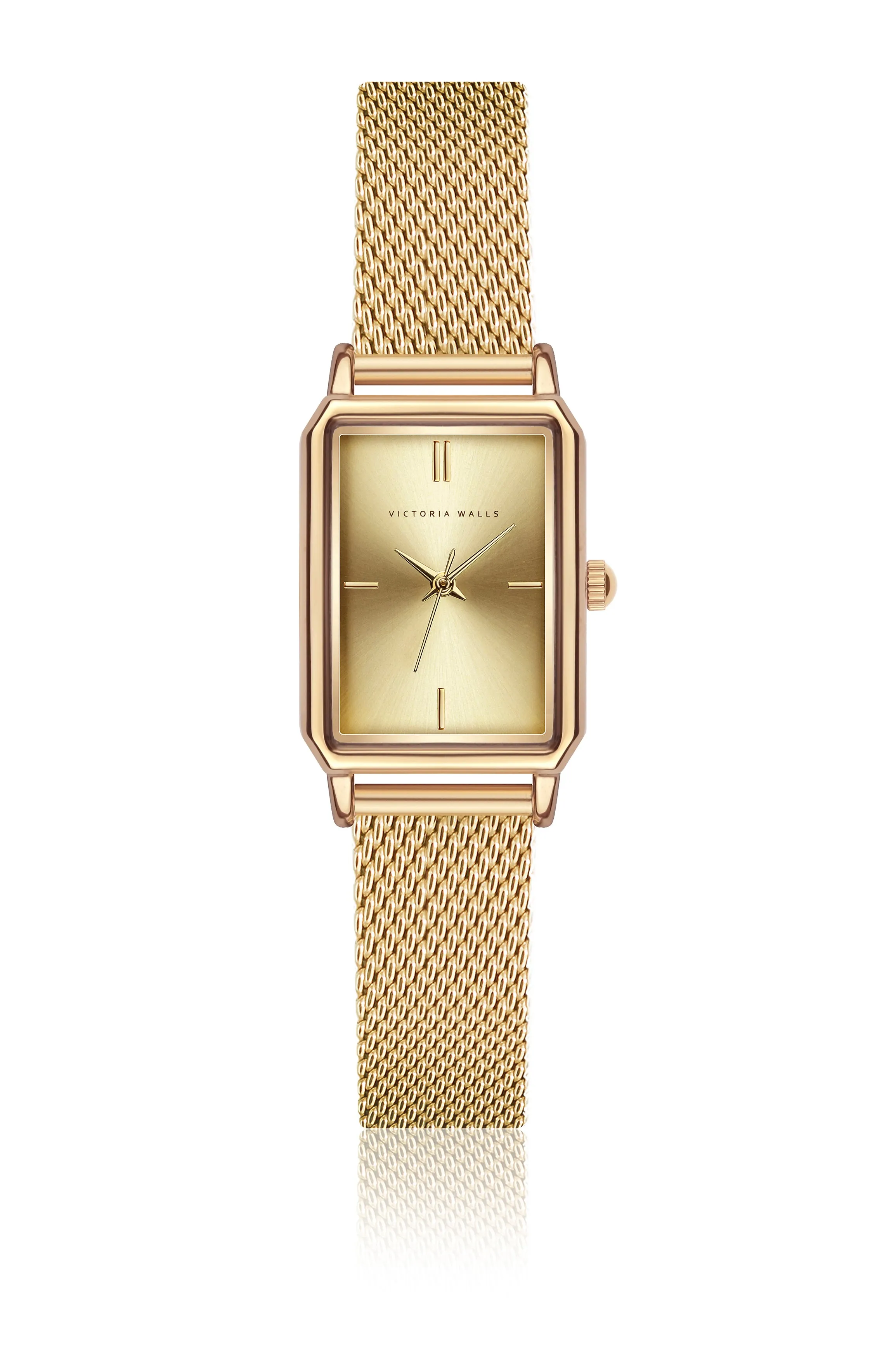 Jolie Gold Mesh watch