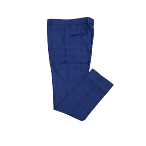 Leo & Zachary Boys Marine Blue Slim Pants LZ-5819