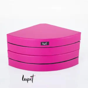 Lupit Crash Mat Round Standard Pink | 150 cm - 12 cm