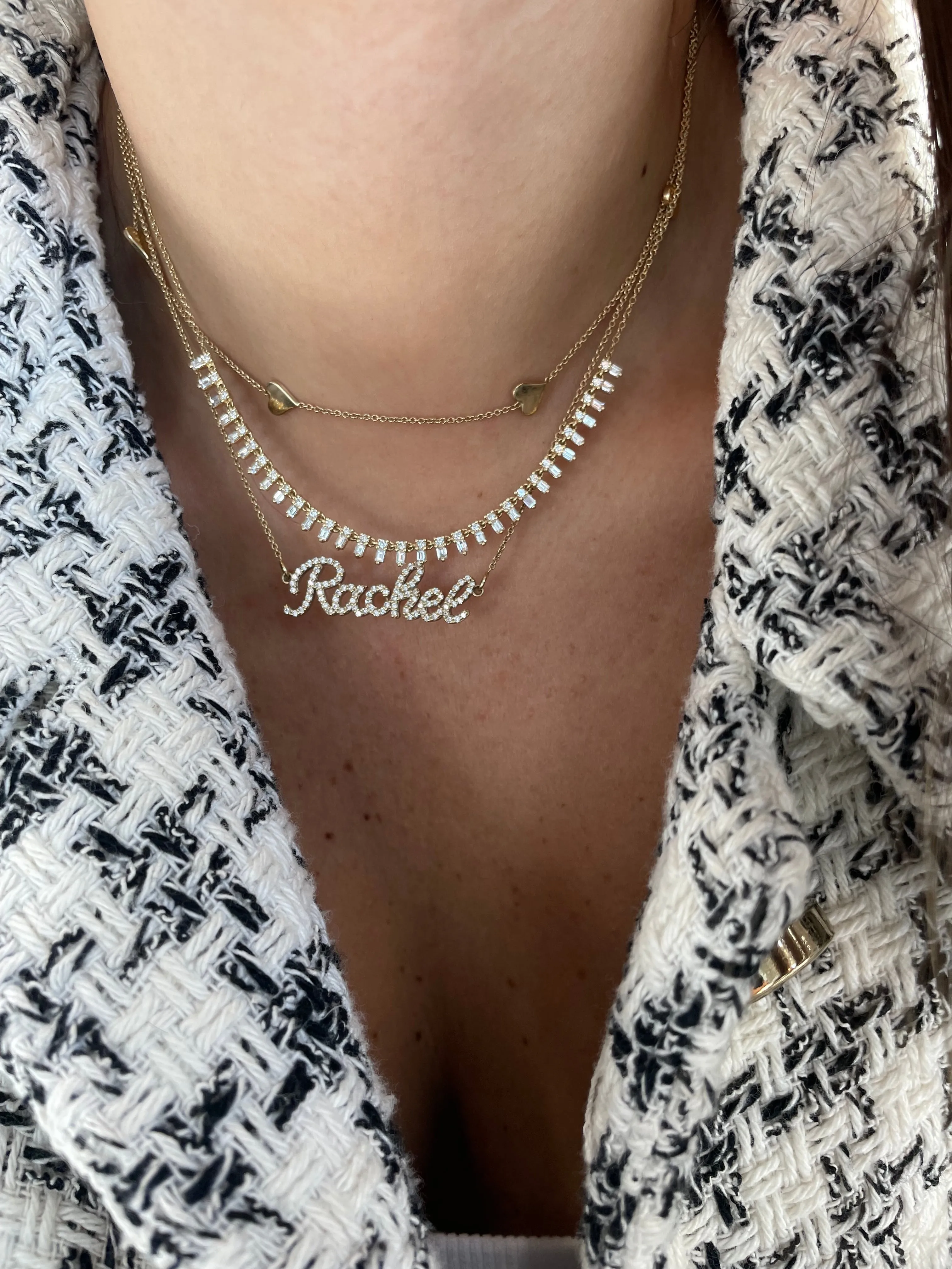 Mini Baguette Necklace