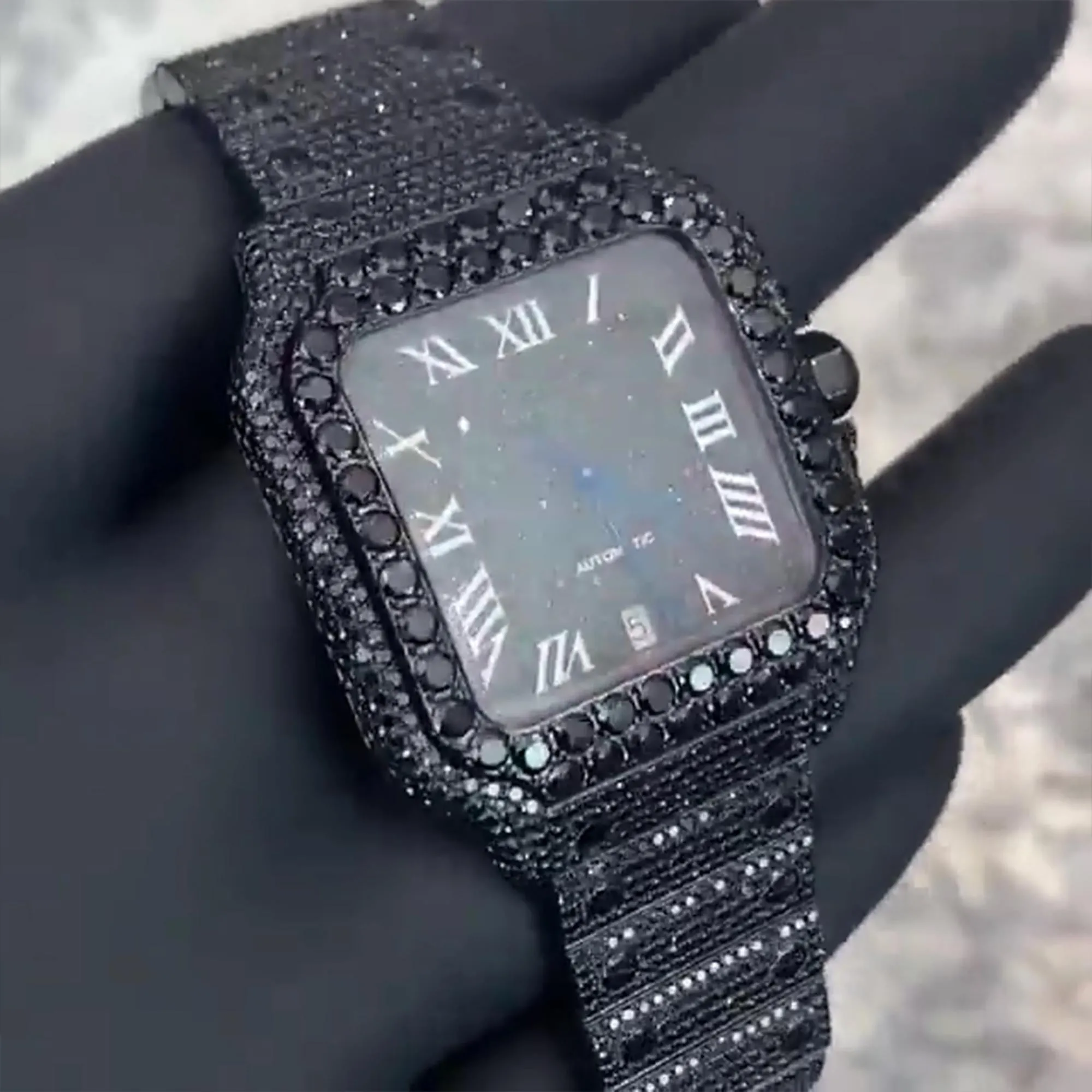 Moissanite watch | diamond watch(W-19)