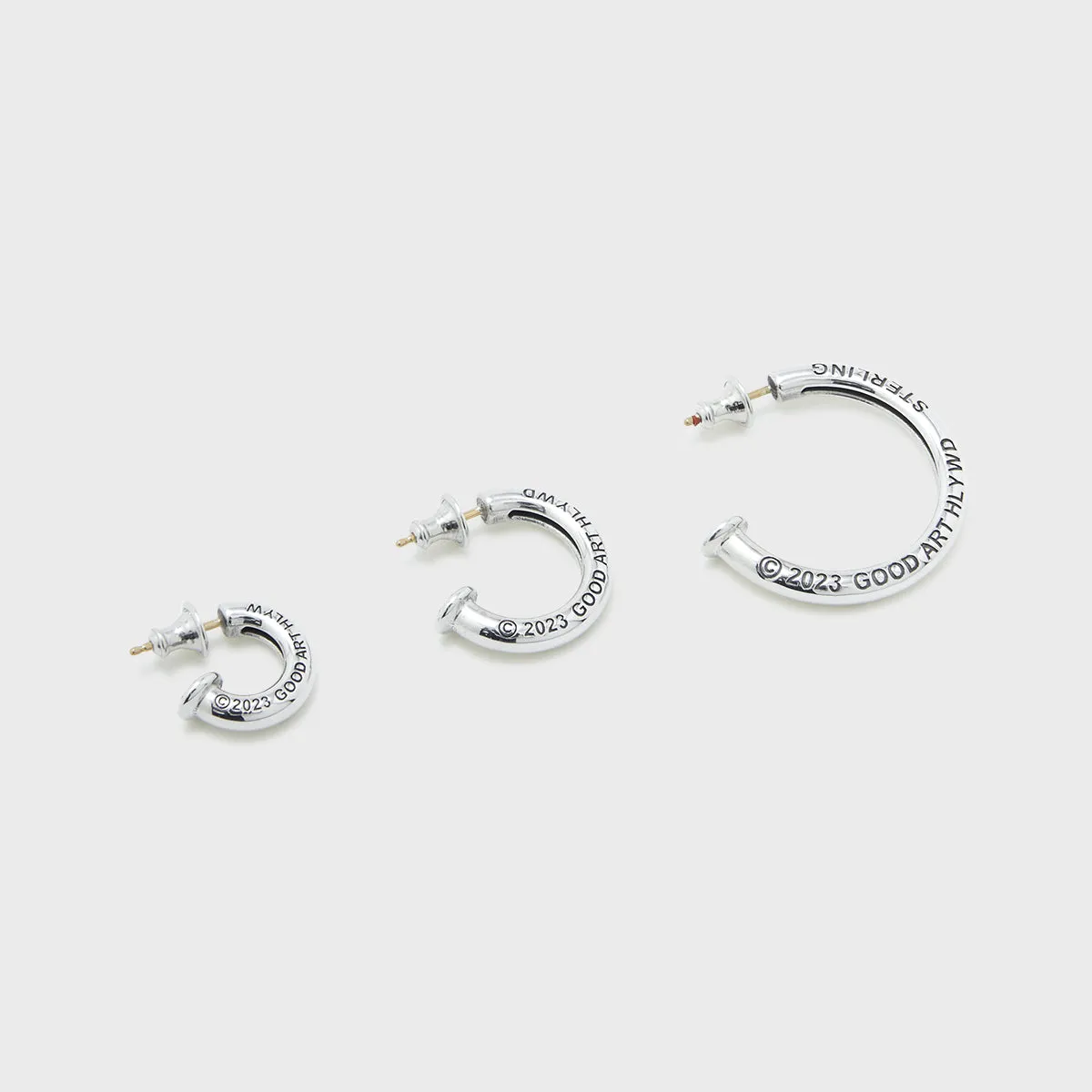 Nailhead Hoop Earring | Plain