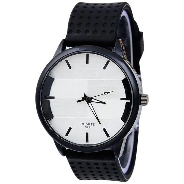 New fashion silicone plastic casual wrist watch