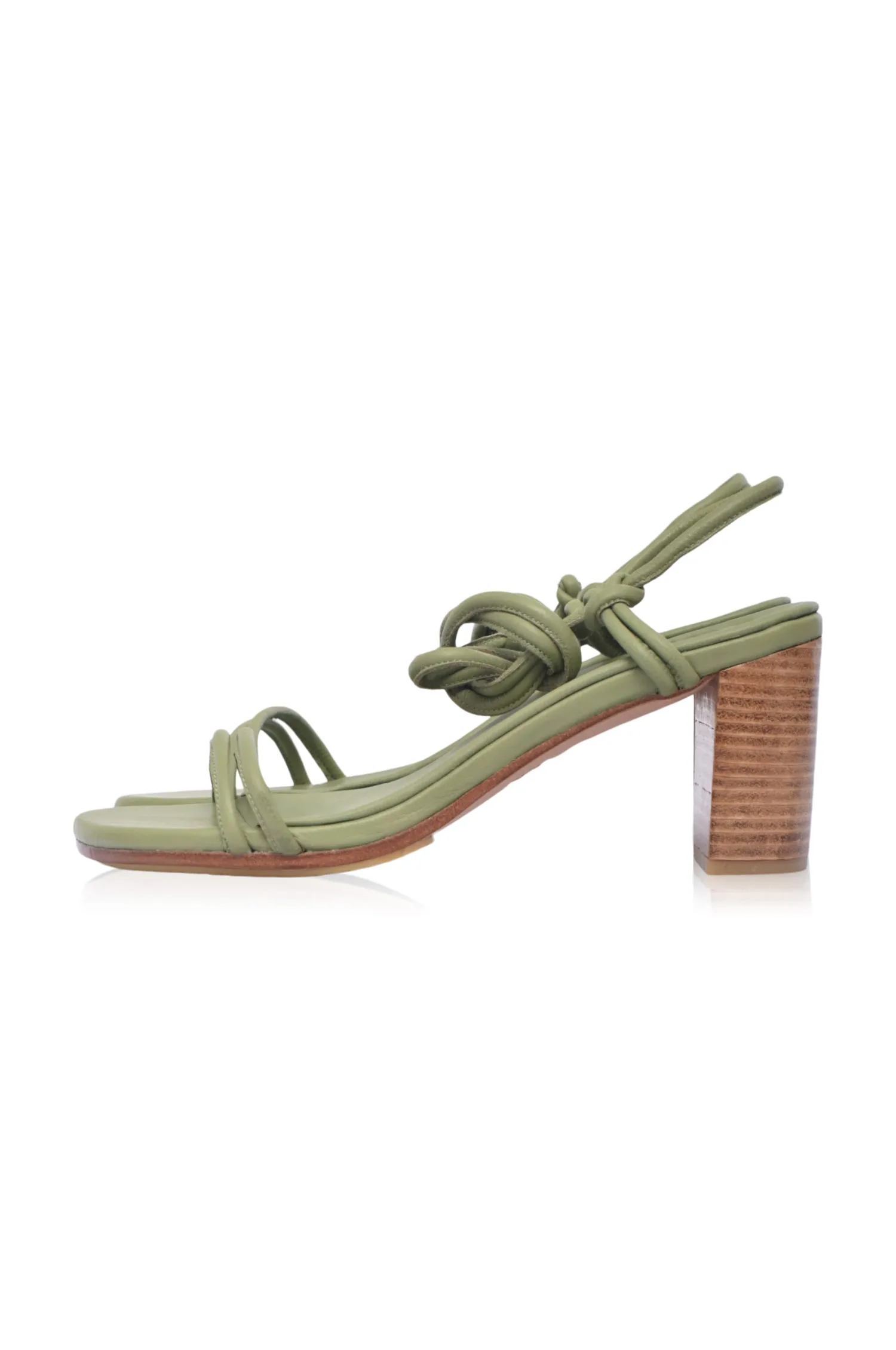 Ophelia Block Heel Wrap Sandals