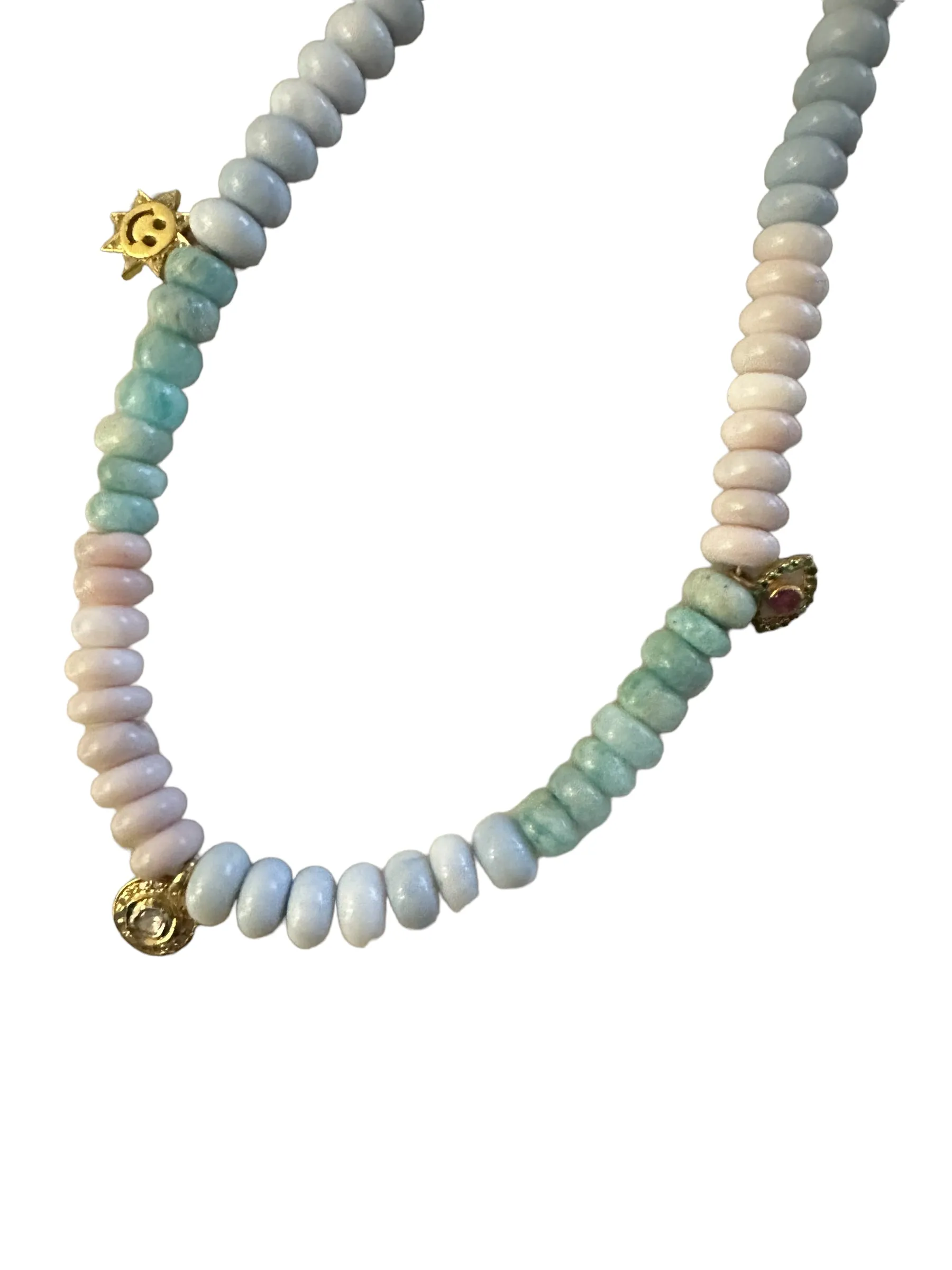 Pastel Opal Talisman Necklace