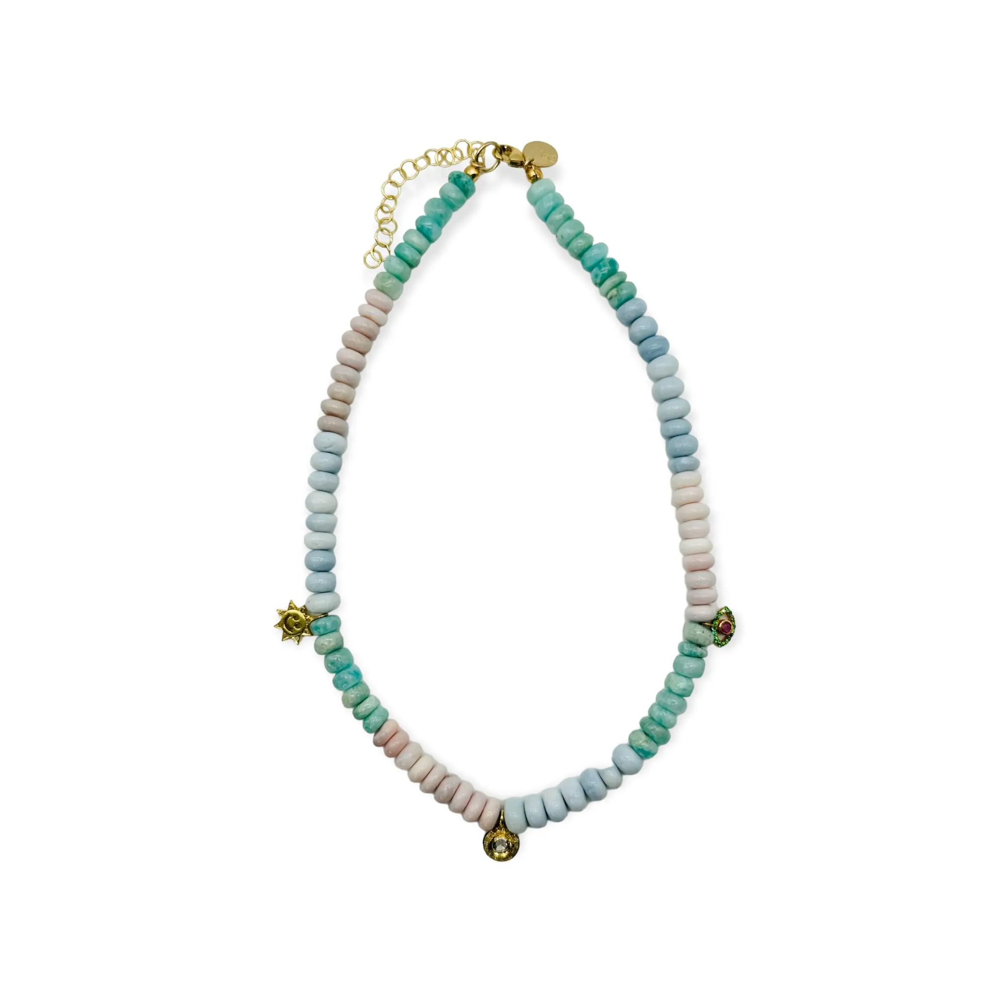 Pastel Opal Talisman Necklace