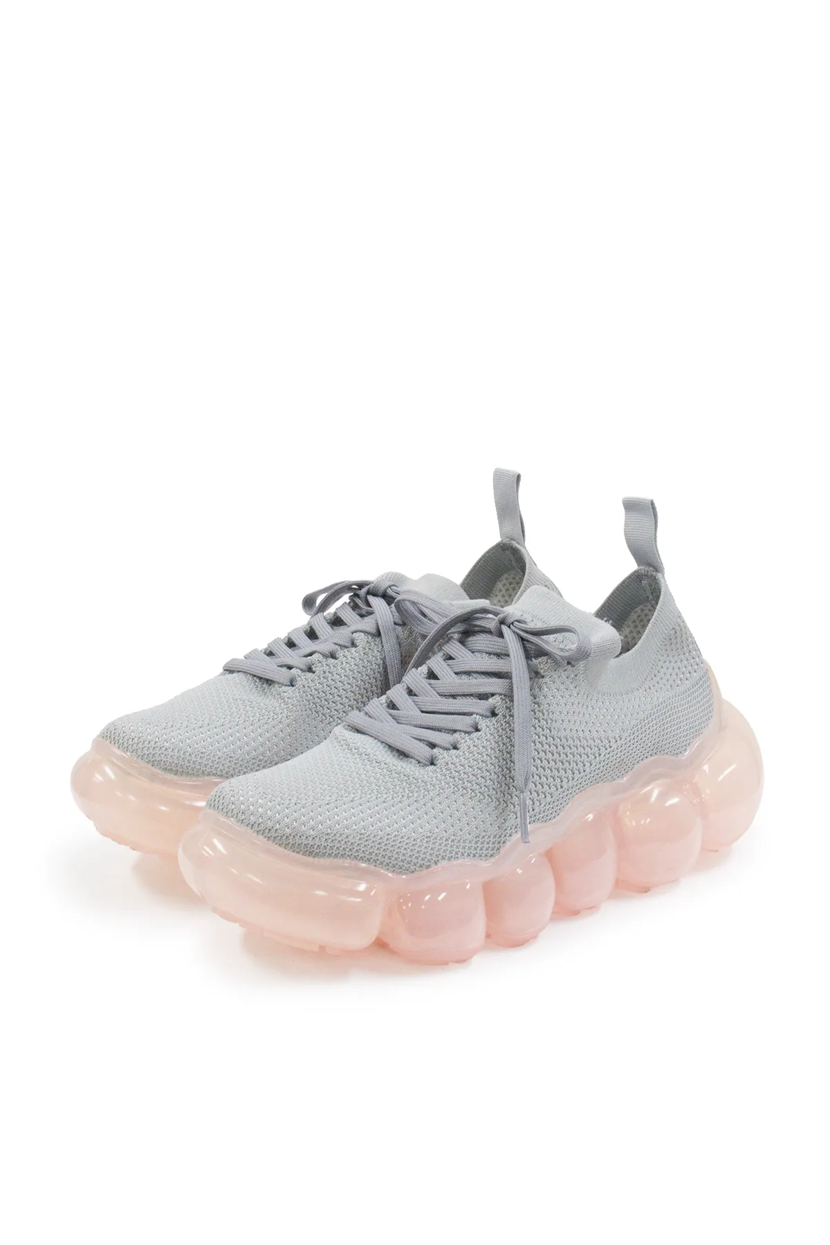 "Jewelry" Basic Shoes / Pink Gray