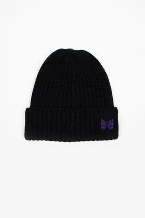 Ribbed Watch Cap Black