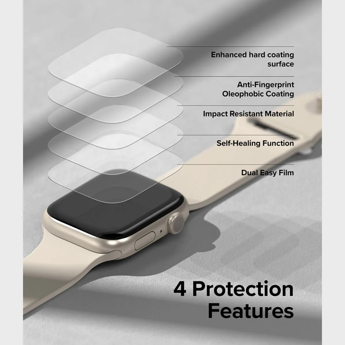 Ringke Easy Flex for Watch Screen Protector For Apple Watch