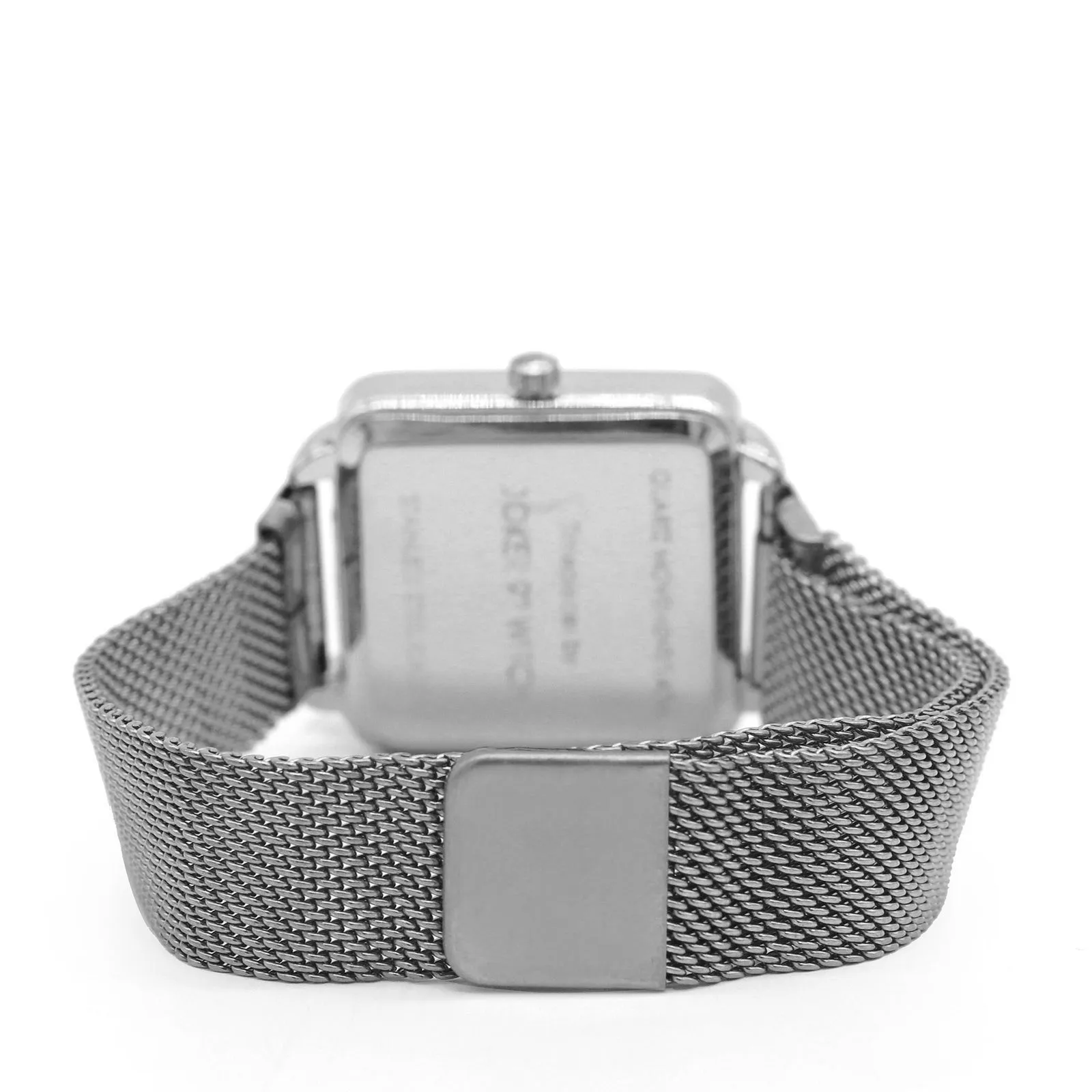 Smile Silver Watch Bracelet Stack