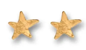 Stud Star Earrings from Bluenoemi 9 KT Gold Post Earrings