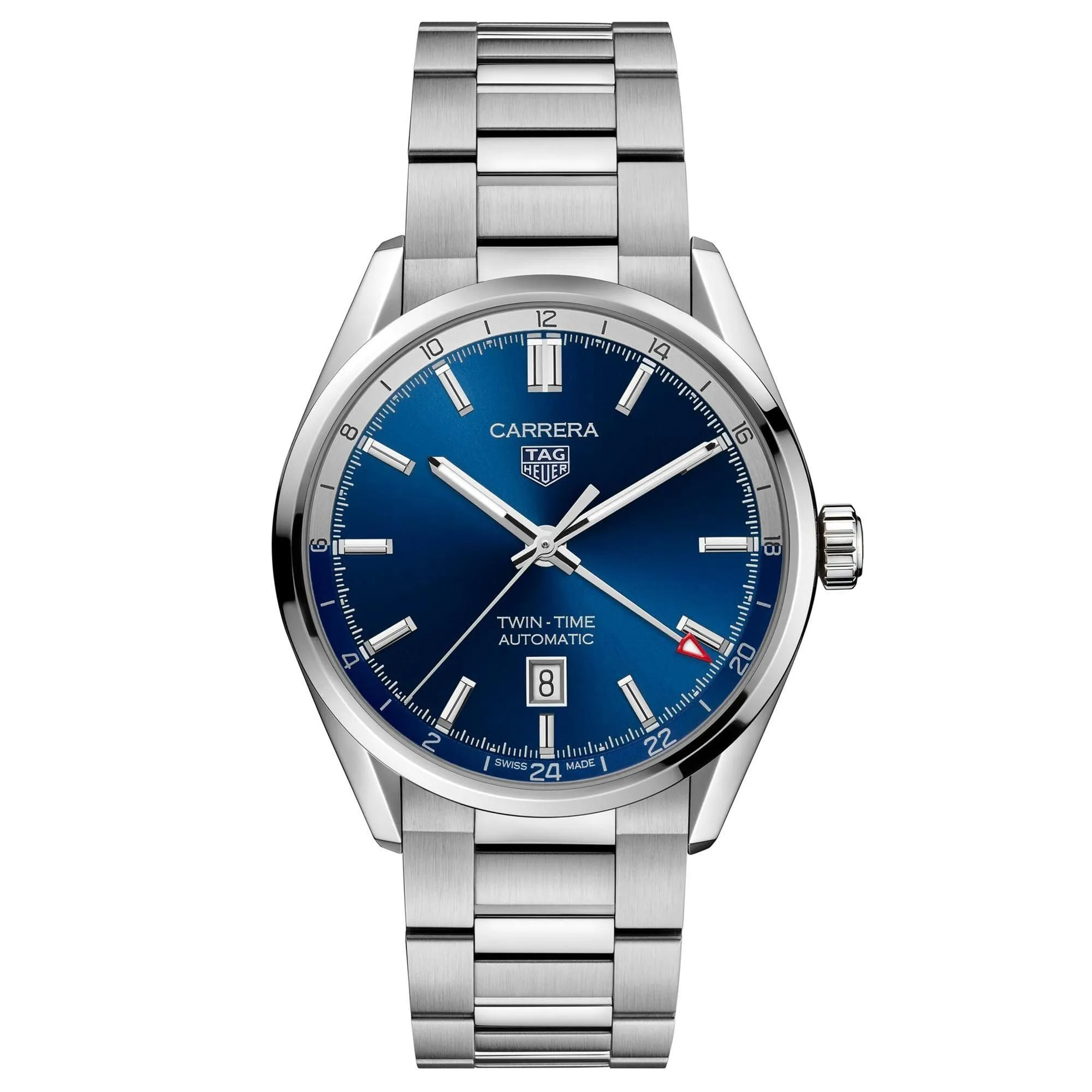 TAG Heuer Carrera Calibre 7 Automatic GMT Watch - WBN201A.BA0640