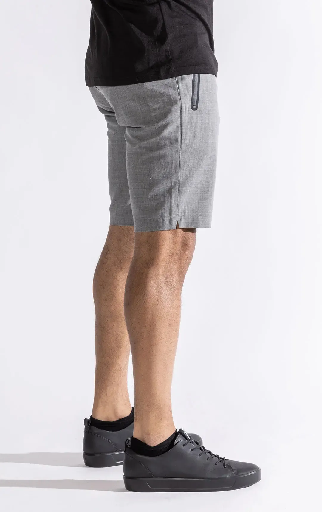 TAILORED SUMMER WOOL BLEND SHORT