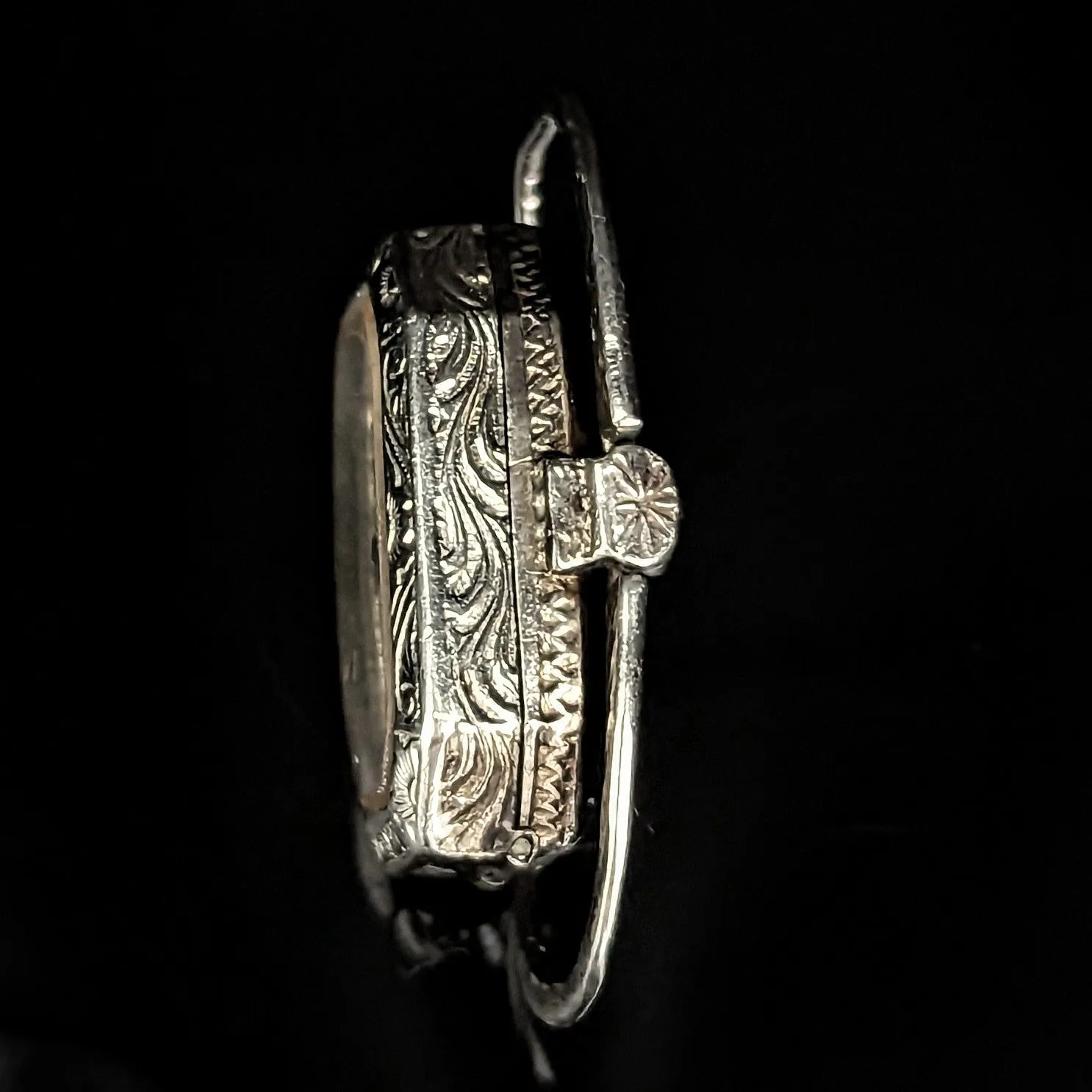 The Shawnee - Art Deco 14k Gold Convertible Watch Ring to Wrist Watch