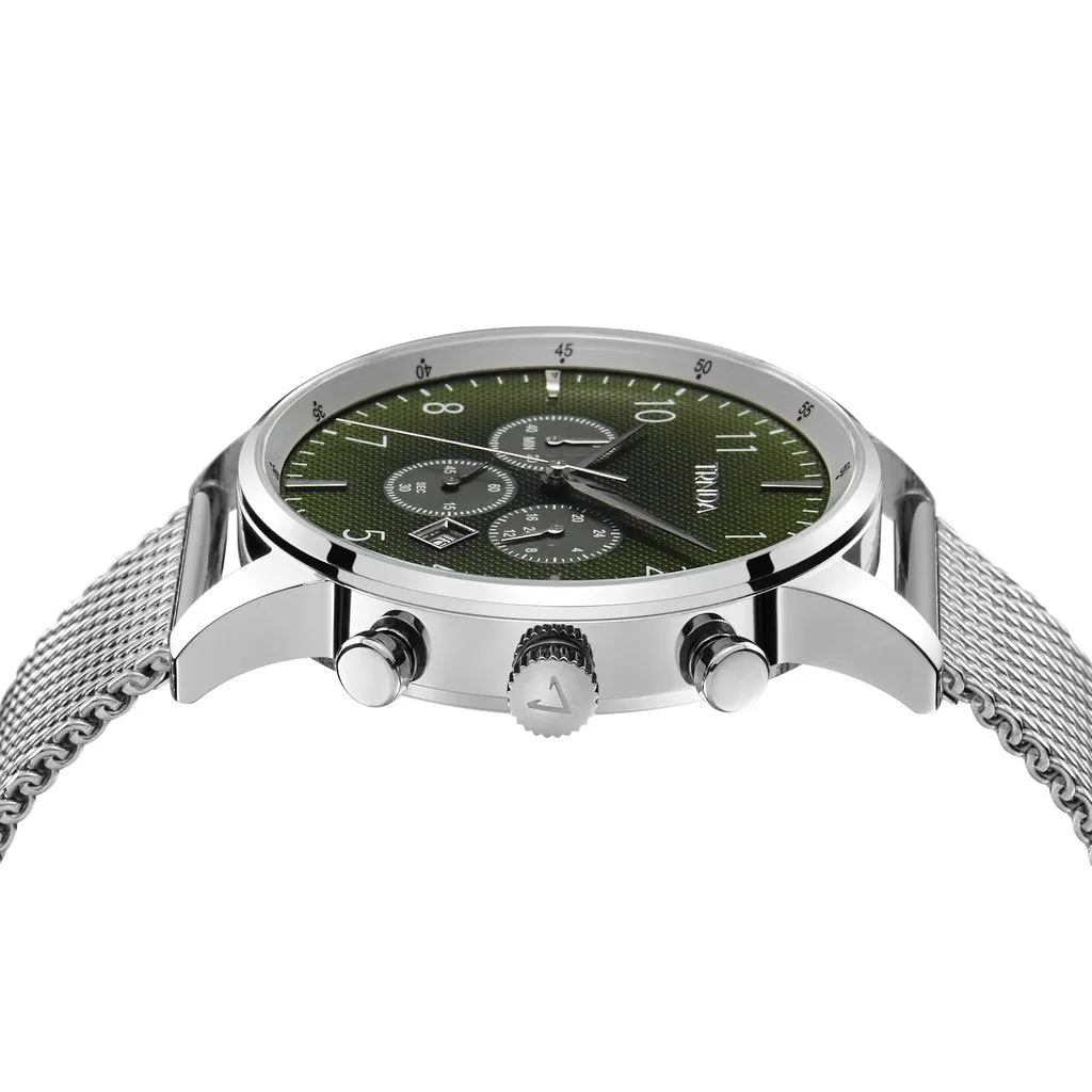 Trnda Stainless Steel Chronograph Men's Watch TR001G2M1-A8S