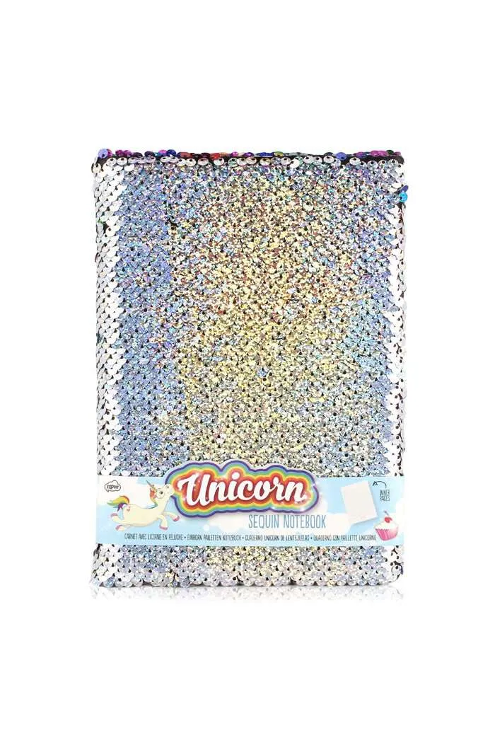 Unicorn Sequin Notebook