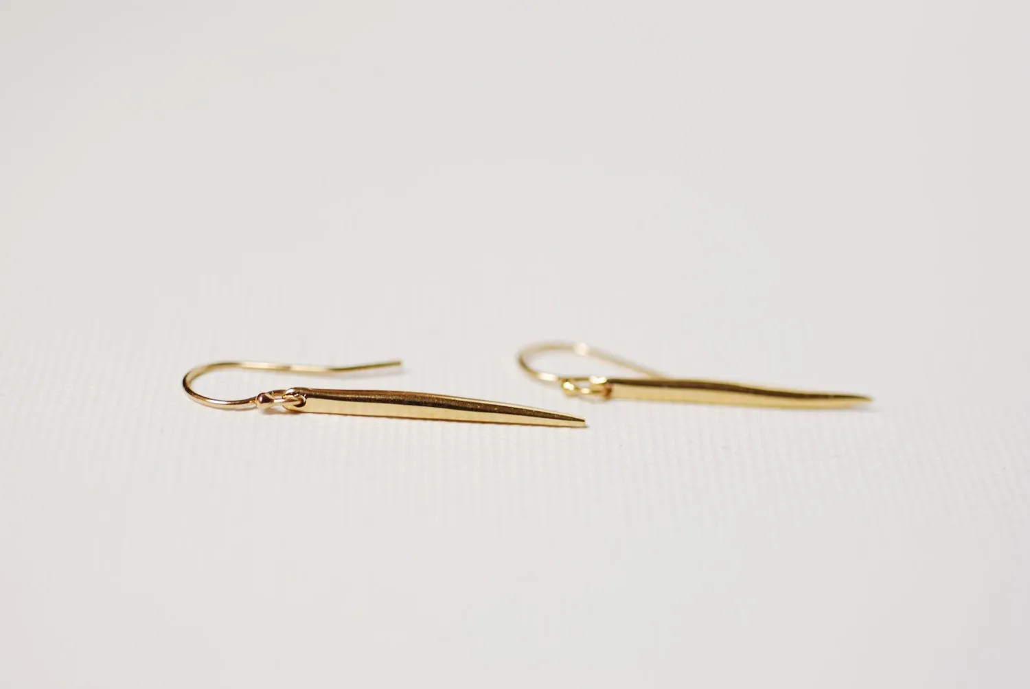 Wholesale Gold Dagger Spear Earrings, 24k gold Dagger Earrings,Spear Earrings,stick earrings,gold bar earrings,needle earrings,gold spike earrings